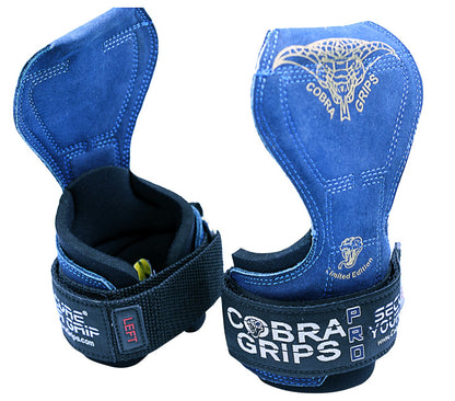 Cobra Grips PRO Weight Lifting Gloves Heavy Duty Straps Alternative Power Lifting Hooks for Deadlifts Adjustable Neoprene Padded Wrist Support Bodybuilding