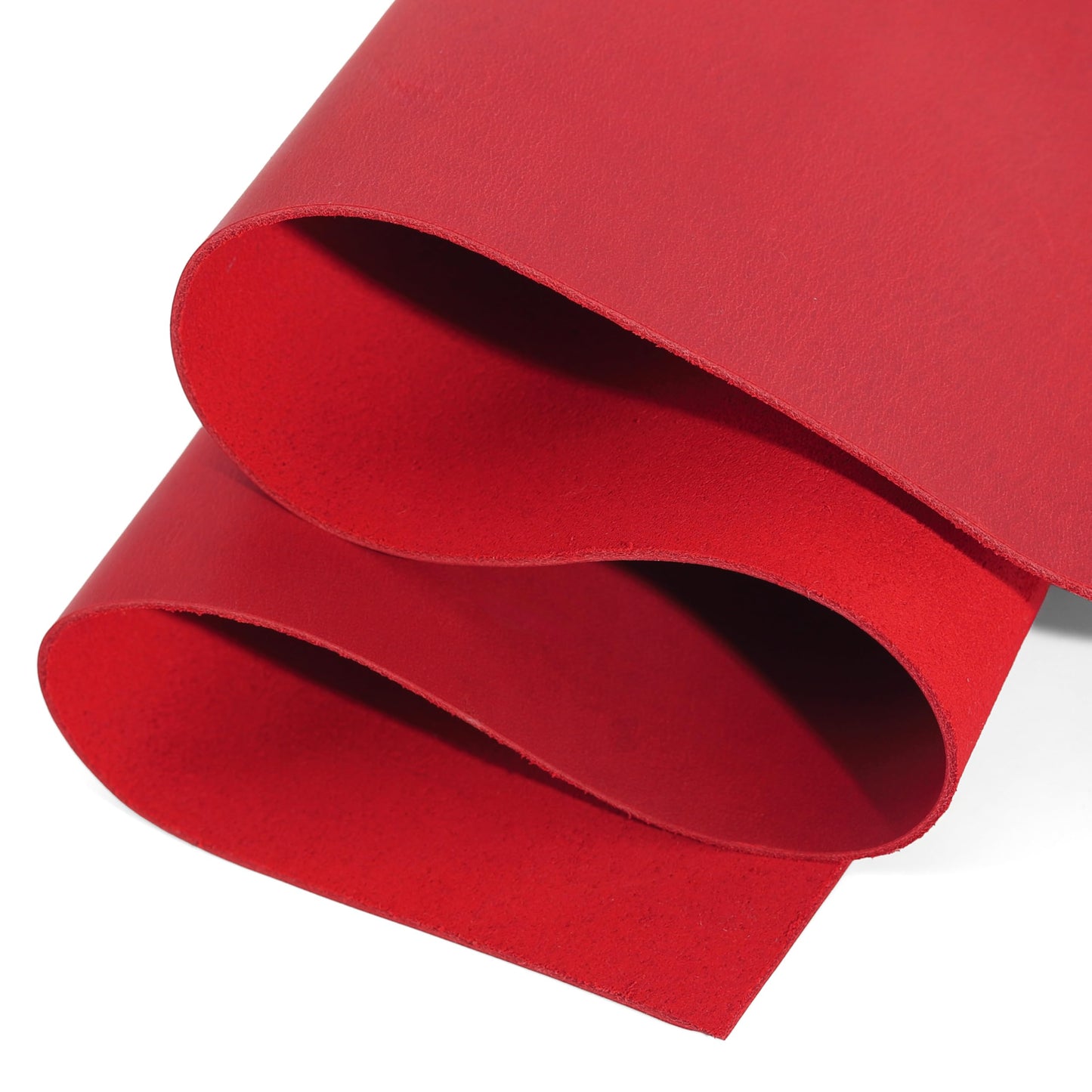 Shkira 12''X24'' Genuine Crimson Leather Sheets for Crafts - Square 2.0MM Thick Genuine - Thick Cowhide Pieces Square - Leather Sheet for Arts