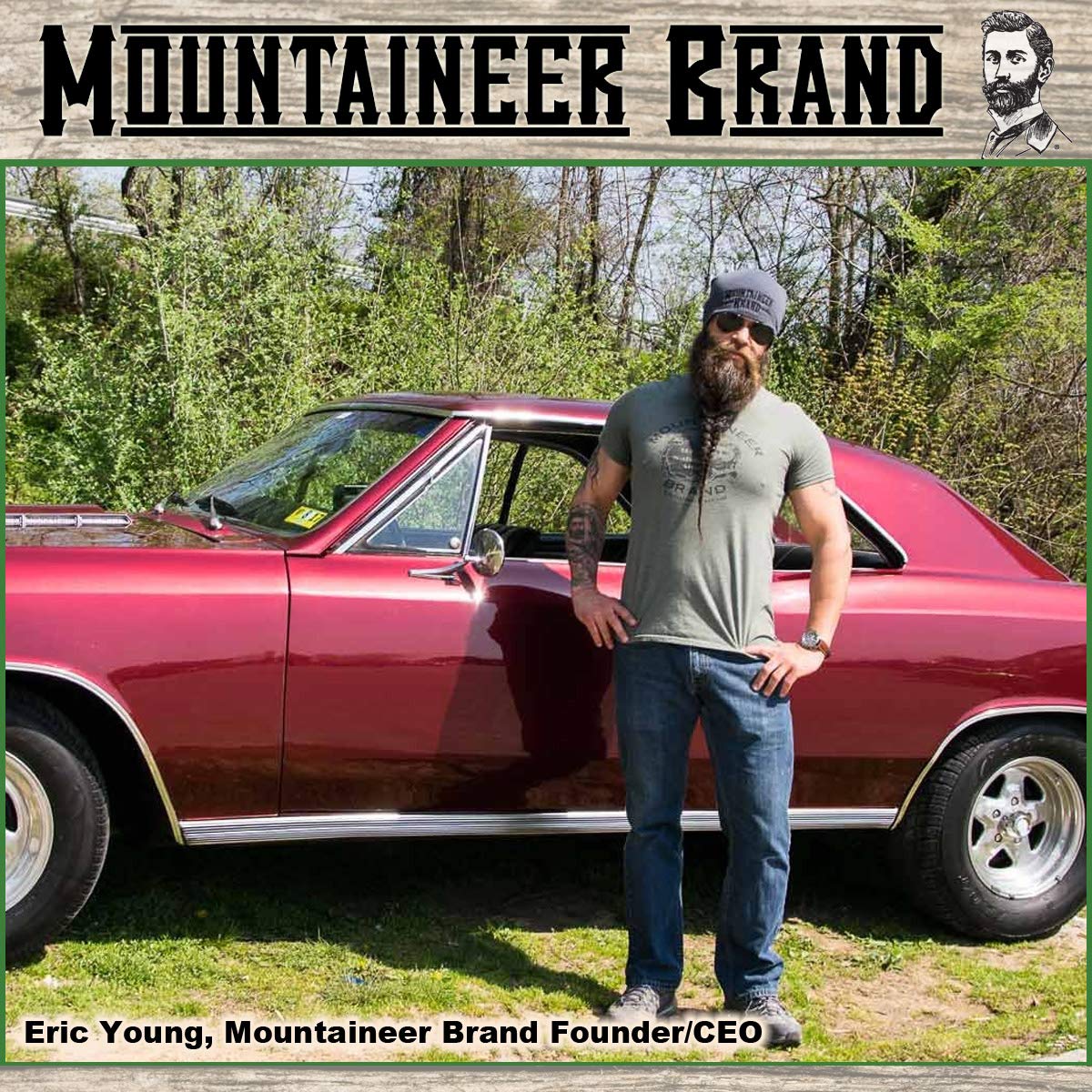 Mountaineer Brand Natural Beard Oil with Lime & Sage Scent | Made in West Virgina | Hydrates, Moisturises, Softens & Conditions for Beard Growth | Treats Dry Itchy Beards for Men | 2oz