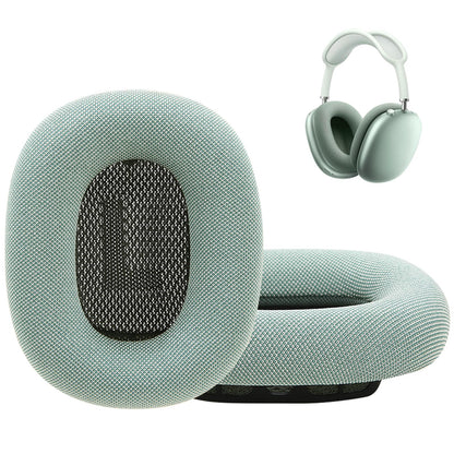 Earrock Ear Cushions Replacement for AirPods Max Headphones,Mesh Fabric Covered Earpads with Memory Foam and Magnet (Green)
