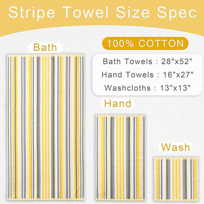 Quick Dry Hand Towels for Bathroom, 4 Pack 16"x27"