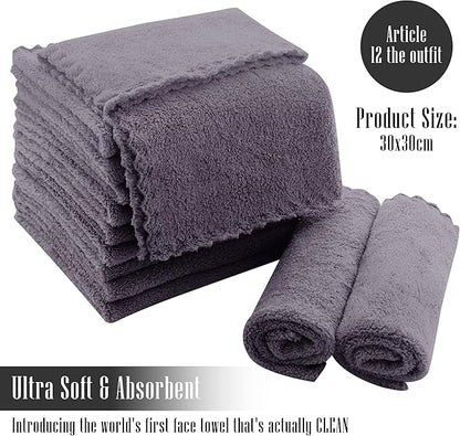 TENSTARS 12 Pack Premium Washcloths Set