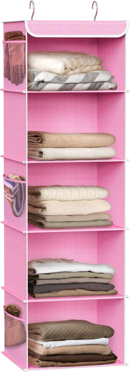 Simple Houseware 5 Shelf Hanging Closet Organizer