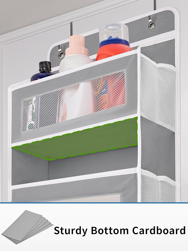 JARLINK 2 Pack Over the Door Organizer Storage, 5 Shelf Hanging Door Organizer