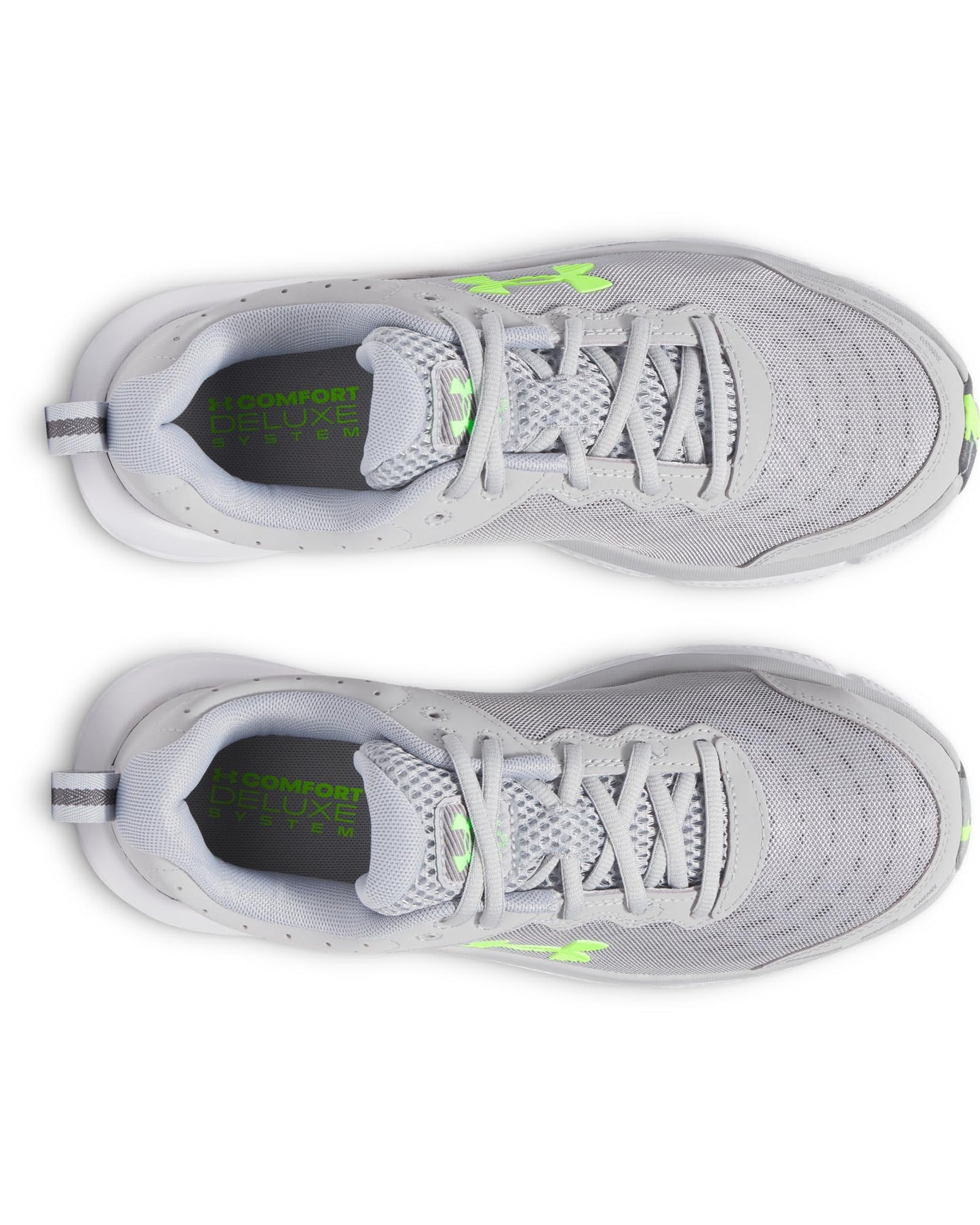 Under Armour Men's Charged Assert 10DISC, (011) Mod Gray/Mod Gray/Hyper Green, 8, US