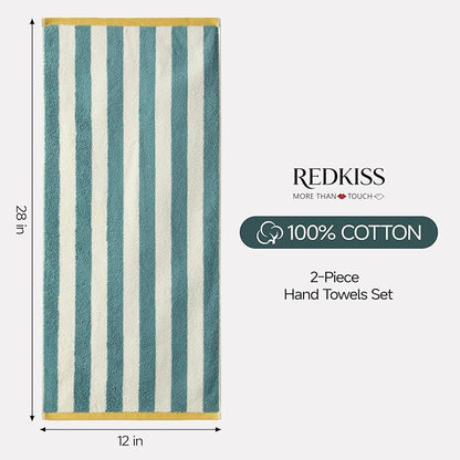 REDKISS 2-Pack Luxury Hand Towels