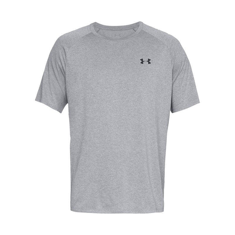 Under Armour Men's Tech 2.0 Short-Sleeve T-Shirt , Steel Light Heather (036)/Black, Large