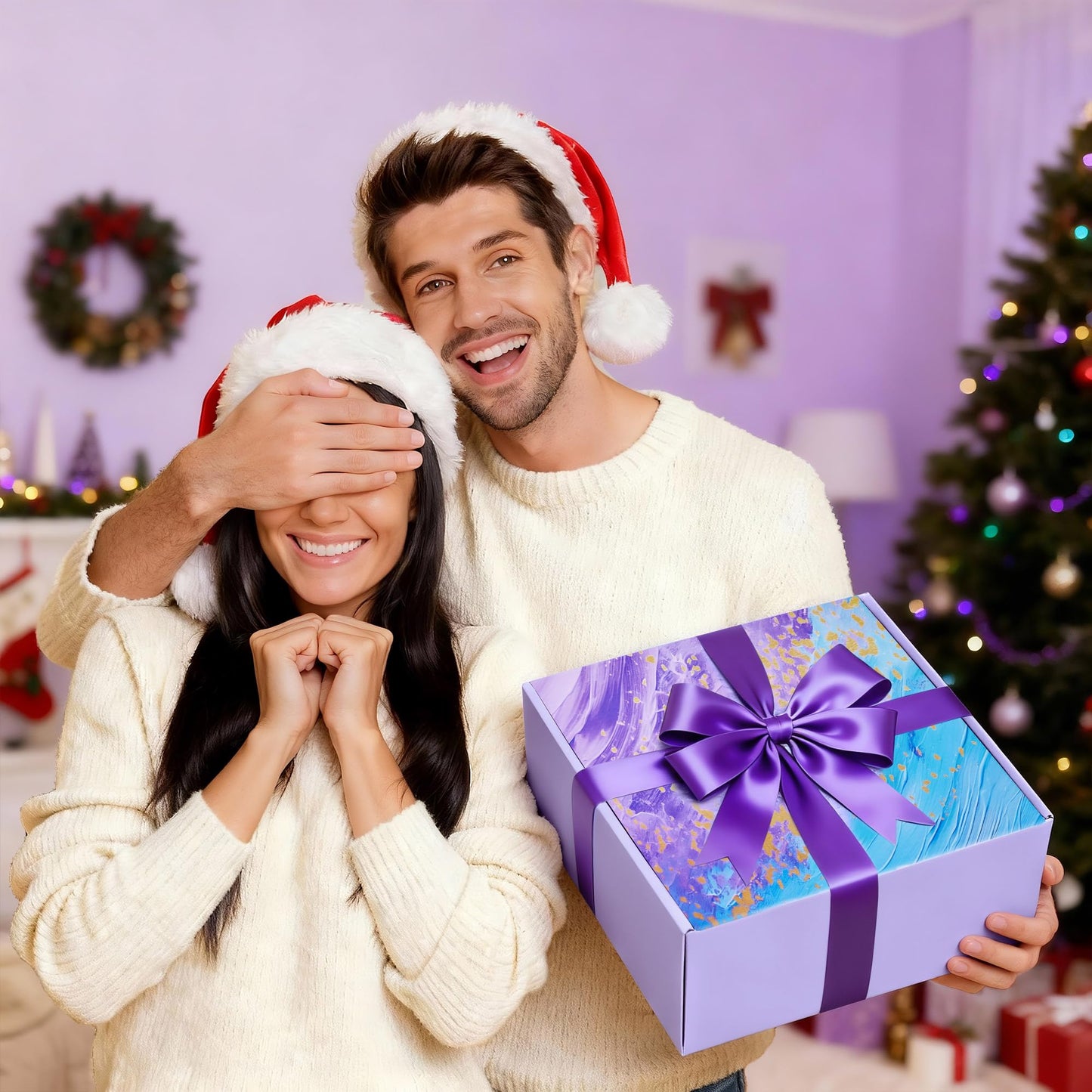 Birthday Gifts for Women Mom Sister Friends Wife Daughter Grandma Her, Lavender Self Care Package Get Well Soon Relaxing Spa Gift Baskets w/Blanket, Unique Christmas Mothers Day Thank You Gifts