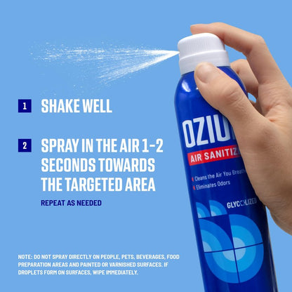 Ozium 8 Oz. Air Sanitizer & Odor Eliminator for Homes, Cars, Offices and More, Original Scent, Pack of 1