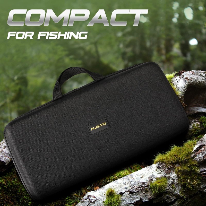 PLUSINNO Fishing Rod and Reel Combos Carbon Fiber Telescopic Fishing Pole with Reel Combo Sea Saltwater Freshwater Kit Fishing Rod Kit