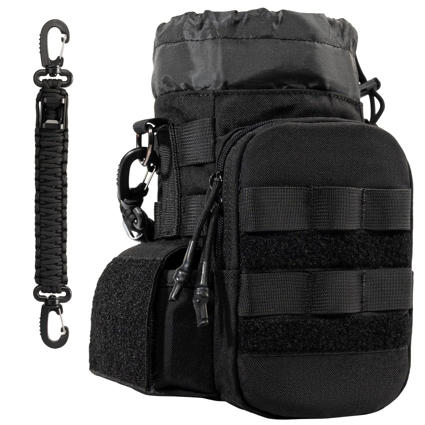 OneTigris Tactical Water Botlle Holder, Molle Pouch for 64 OZ Insulated Water Botlle
