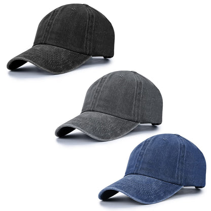 Baseball Cap Unisex Vintage Washed Distressed Cap,Retro Adjustable Dad Hats,Baseball Hat for Men Women