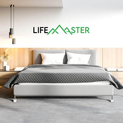 Lifemaster Furniture Riser Set - 4 Pieces Non-Slip Design Furniture Leg Riser fits with Bed, Chair, Table, Sofa, Desk, and Couches - White