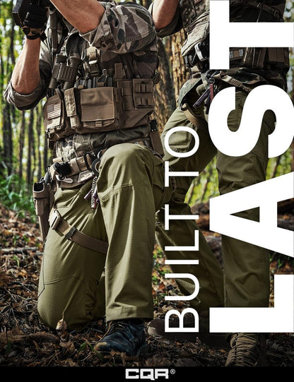CQR Men's Tactical Pants, Water Resistant Ripstop Cargo Pants, Lightweight EDC Work Hiking Pants, Outdoor Apparel, Raider Soil Green, 36W x 30L