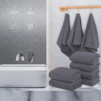 TENSTARS Silk Hemming Hand Towels