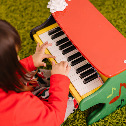 Melissa & Doug Learn-to-Play Piano with 25 Keys and Color-Coded Songbook Toy Piano Kids, Toddler Toys for Ages 3+