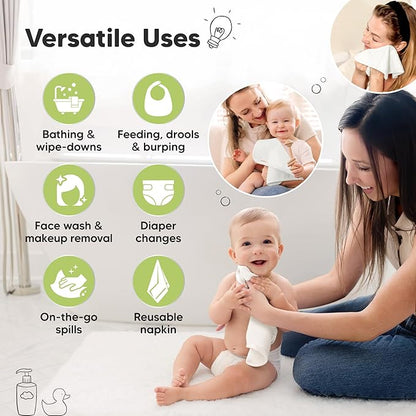 6-Pack Baby Washcloths