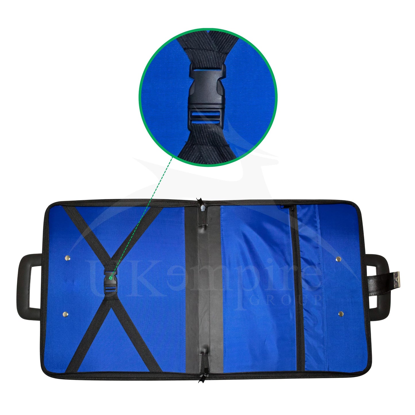 UK EMPIRE GROUP Masonic Apron Case Black Imitation Leather MM/WM Size | Art Portfolio Display Carrying Bag