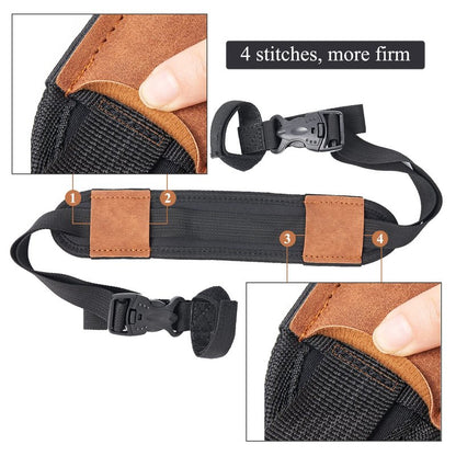 TOPARCHERY Padded Compound Bow Sling Strap, Quick Release Detachable Adjustable Nylon Bow Sling for Hunting Archery, Compound Bow Shoulder Strap