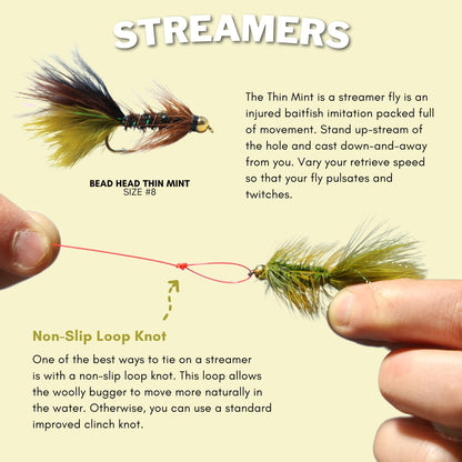 24 Fly Fishing Flies Assortment for Trout | 2 Dozen Fly Fishing Flies Kit | Dry Flies, Nymph, Wet, Streamers, Wooly Bugger Flies | Trout Lure Set Kit
