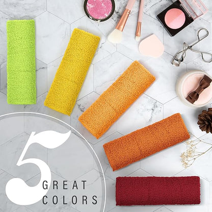 DecorRack 10 Pack 100% Cotton Wash Cloth, Luxurious Soft, 12 x 12 inch Ultra