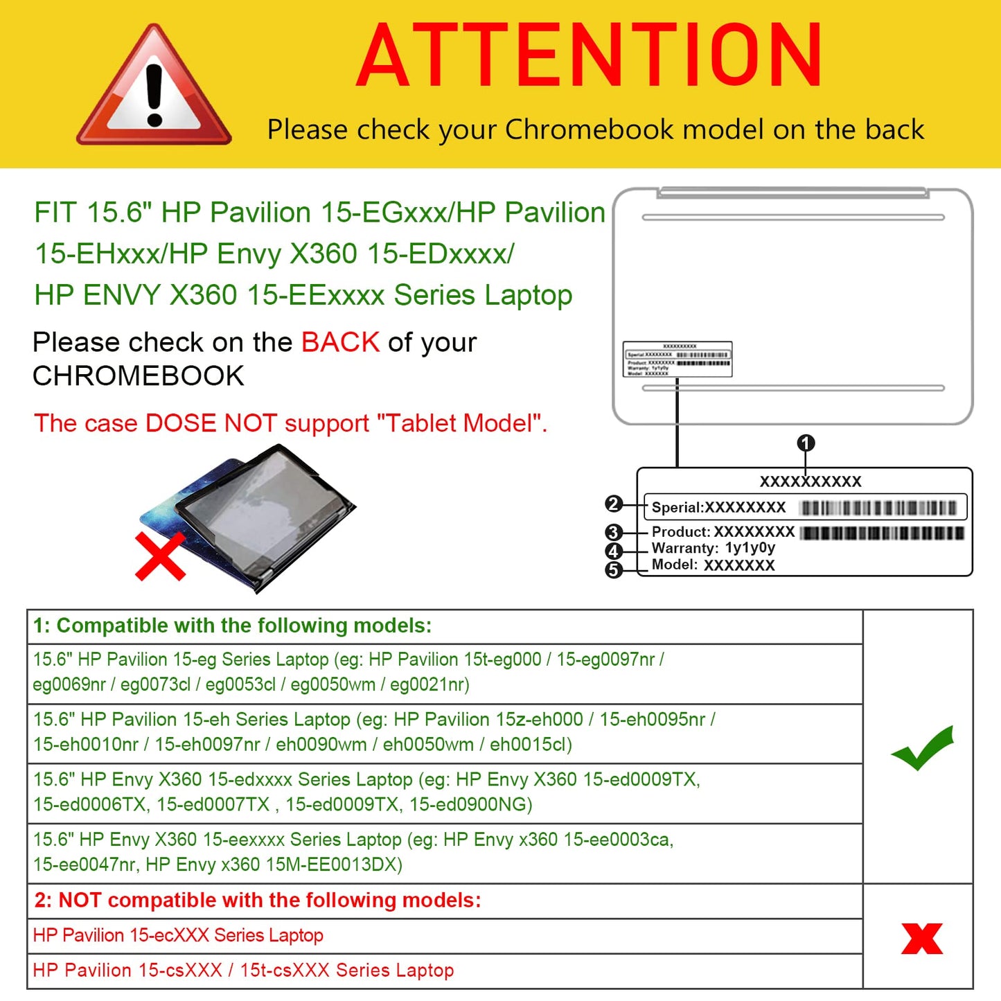 Fintie Sleeve Case for 15.6" HP Pavilion 15-EGxxx 15t-eg000 / HP Pavilion 15-EHxxx 15z-eh000 Series - Premium PU Leather Protective Portfolio Book Cover, Black