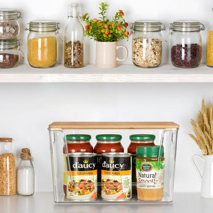 2 PACK Pantry Organizers and Storage Stackable Kitchen Countertop Organizers for Onion, Potato, Garlic, Fruit, Produce, Vegetable
