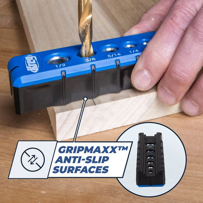 Kreg Portable Drilling Guide - 6 Hardened Drill Guides for Carpentry - Craftsman Tool Accessory