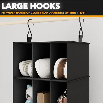 SpaceAid 2 Pack Hanging Closet Organizer and Storage