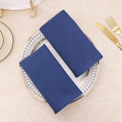 Homaxy 100% Cotton Kitchen Towels and Dishcloths Set