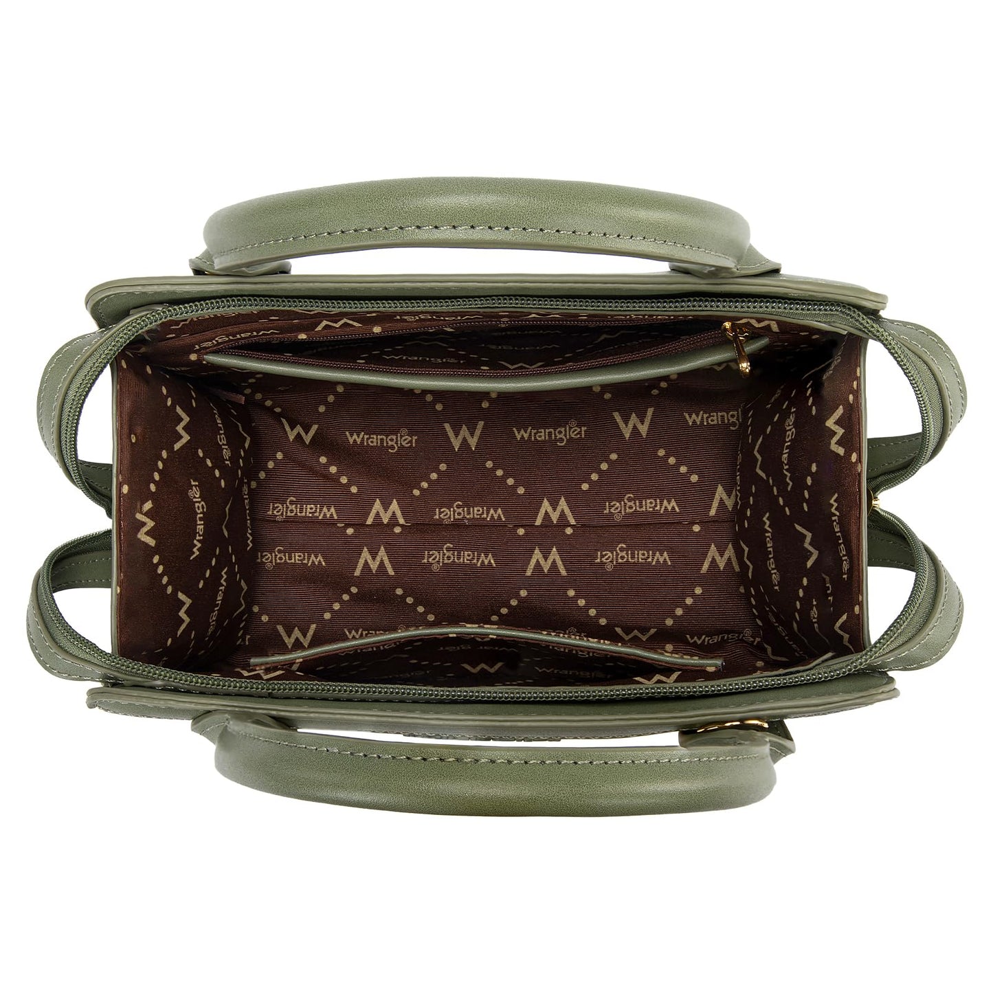 Wrangler Sparkle Aztec Purse for Women Boho Top-handle Bags Western Satchel Handbags with Shoulder Strap WG369-888GN
