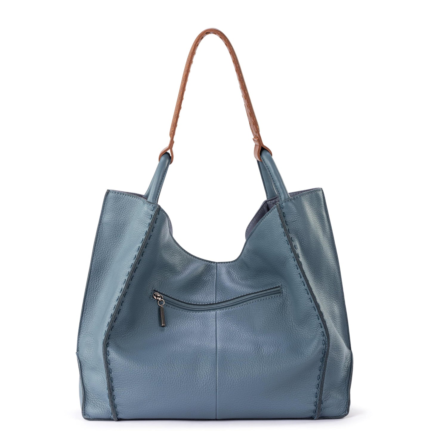 The Sak Los Feliz Large Tote Bag - Premium Leather Handbag With Stylish Design For Everyday - Roomy, Durable, Lined Purse With Shoulder Bag Strap, Zipper Pocket for Tavel, Beach Bag