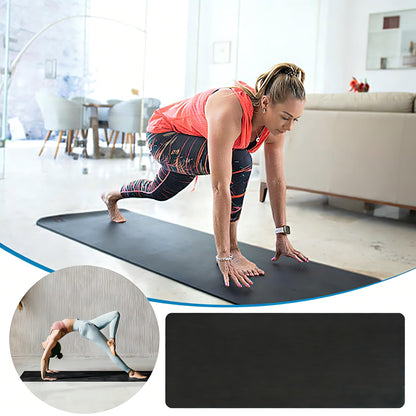 Non Slip Yoga Mat, Antitear Thick Comfortable Exercise Mats for Home Workout with Carrying Strap,Nonslip Tpe Durable Non Slip Yoga Mat for Exercises Indoor Stretching Fitness Gym Floor Sport Home