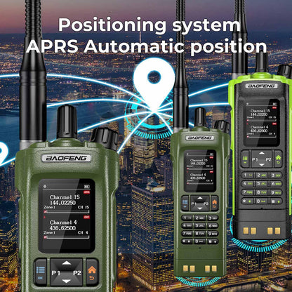 BAOFENG DM32 DM-32UV DMR Radio | Walkie Talkies Long Range | Digital Two-Way Radio | 10W High Power Ham Radio with GPS Positioning | Programming &Type-C Charging | 1PC (2500mAh Battery)