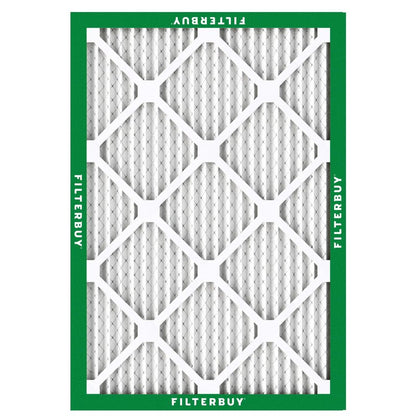 Filterbuy 28x30x1 Air Filter MERV 8 Essential Dust & Allergy Defense (2-Pack), Electrostatic Pleated HVAC AC Furnace Filters Replacement, Made in USA (Actual Size: 27.75 x 29.75 x 0.75)