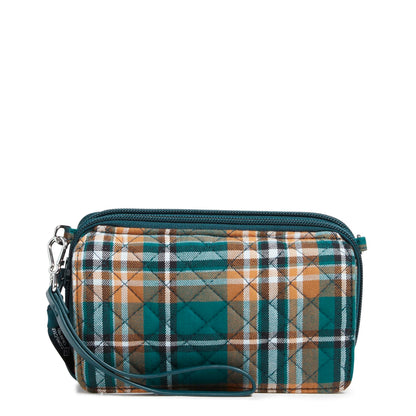 Vera Bradley Cotton All in One Crossbody Purse with RFID Protection
