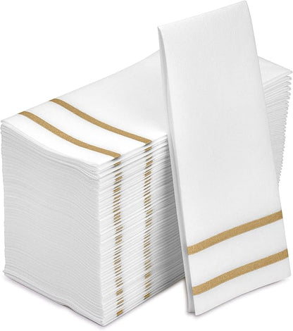 Paper Hand Towels for Bathroom, Linen-Feel Guest Towels, Formal Dinner