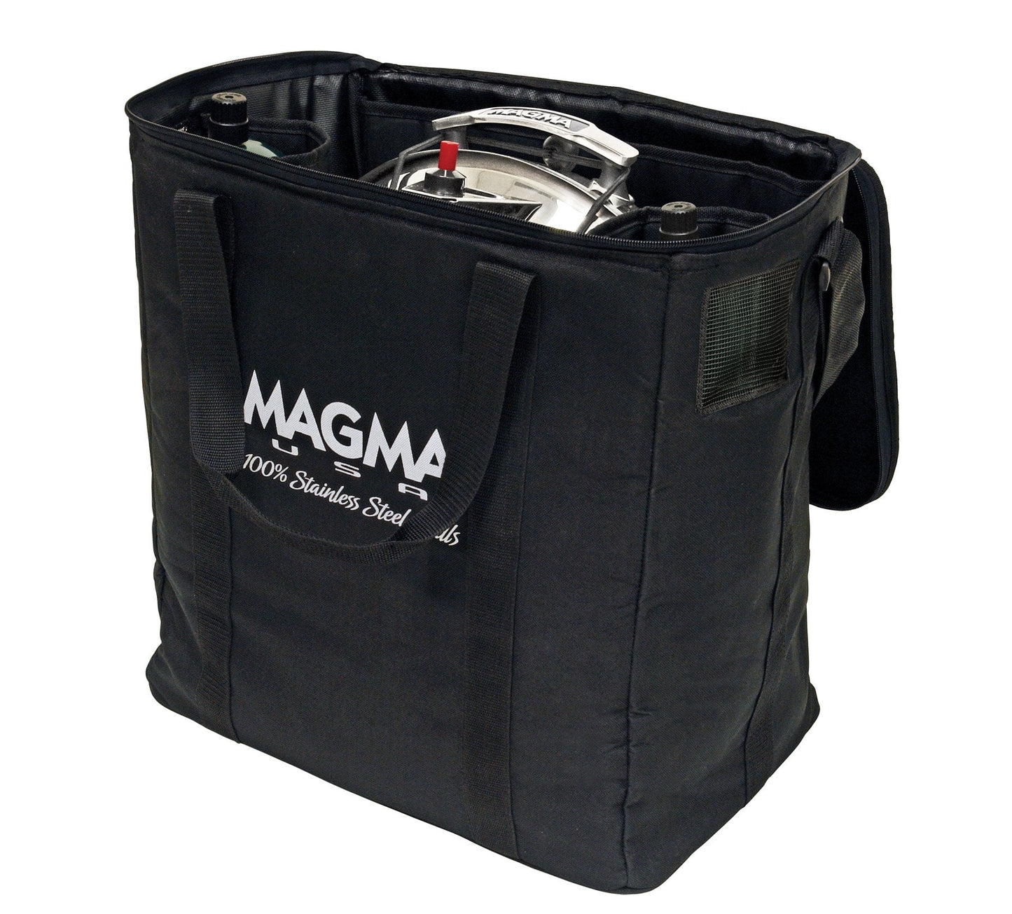 Magma A10-991 Padded Grill & Accessory Carrying/Storage Case | Marine Kettle Grill Bag | Round Grill Travel Case | Protective BBQ Storage