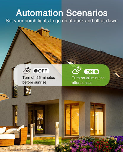 GHome Smart Dimmer Switch - 2.4GHz Wi-Fi Smart Switch Compatible with Alexa and Google Home, White 4 Pack