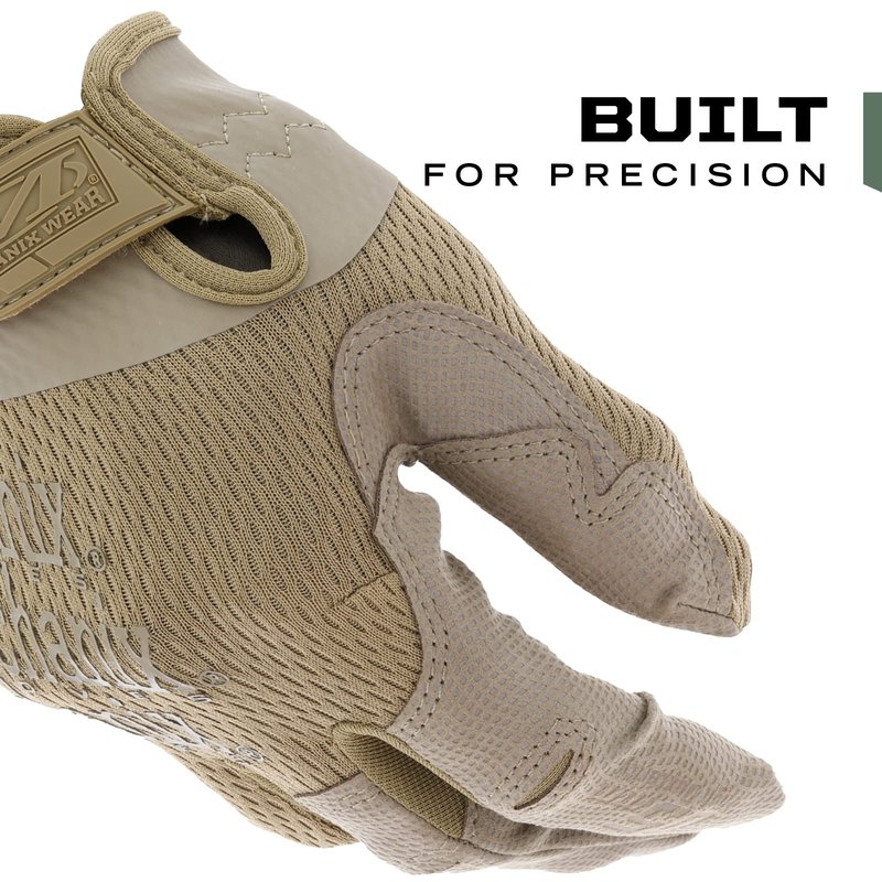 Mechanix Wear: Tactical Specialty 0.5mm High-Dexterity Work Gloves with Secure Fit and Precision Feel, Tactical Gloves for Airsoft, Paintball, Utility Use, Gloves for Men (Brown, Small)
