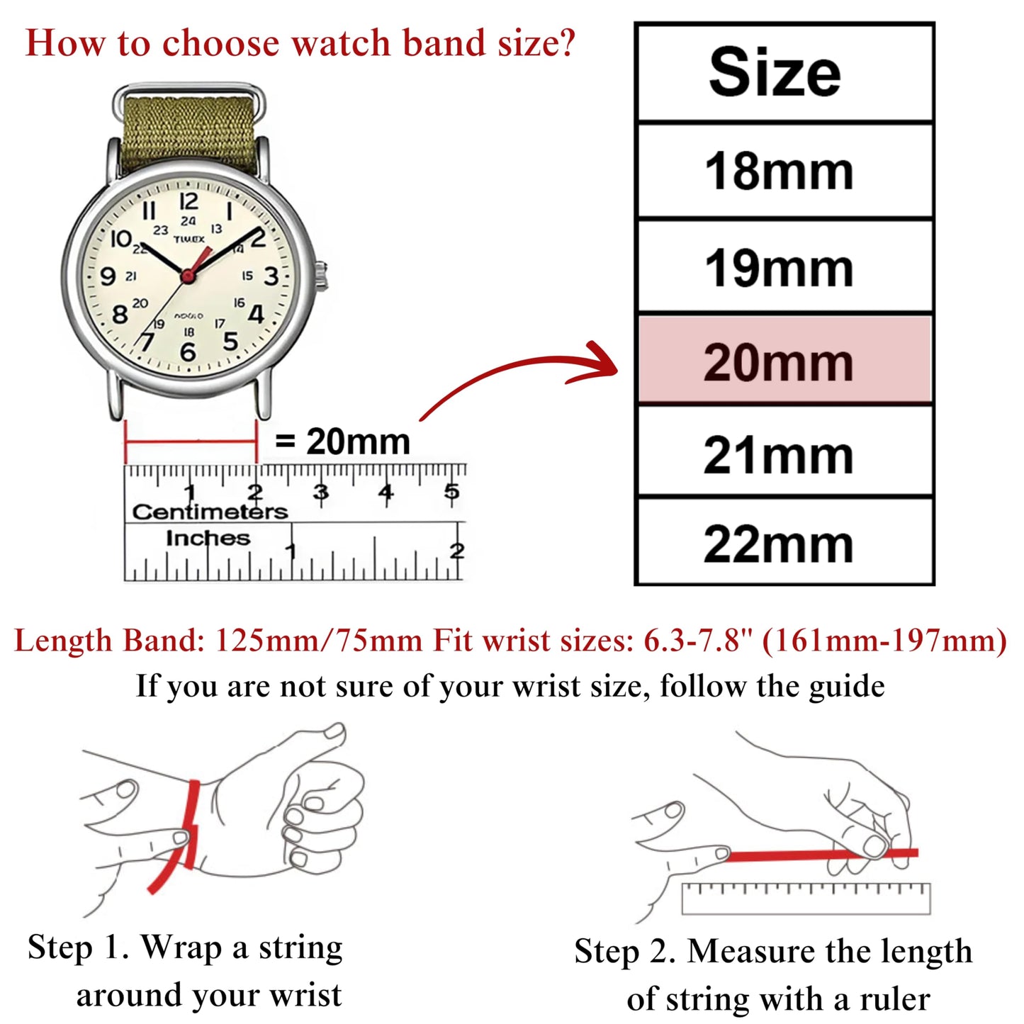 vinacreations Bespoke AIIigator Watch Band Handmade Personalized Leather Watch Strap Engraved Name Gifts for Men Father's Day Custom Lug Width 14mm 16mm 17mm 18mm 19mm 20mm 21mm 22mm 24mm