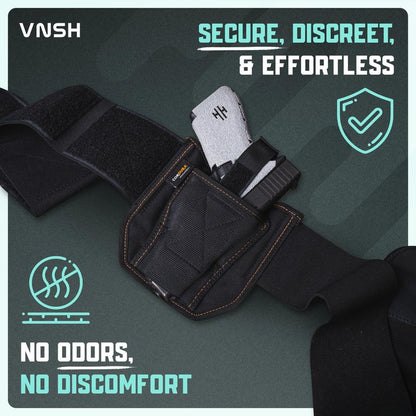 VNSH Lite Belly Band Holster – Comfortable, Lightweight & Discreet | Fits Glock, S&W & More
