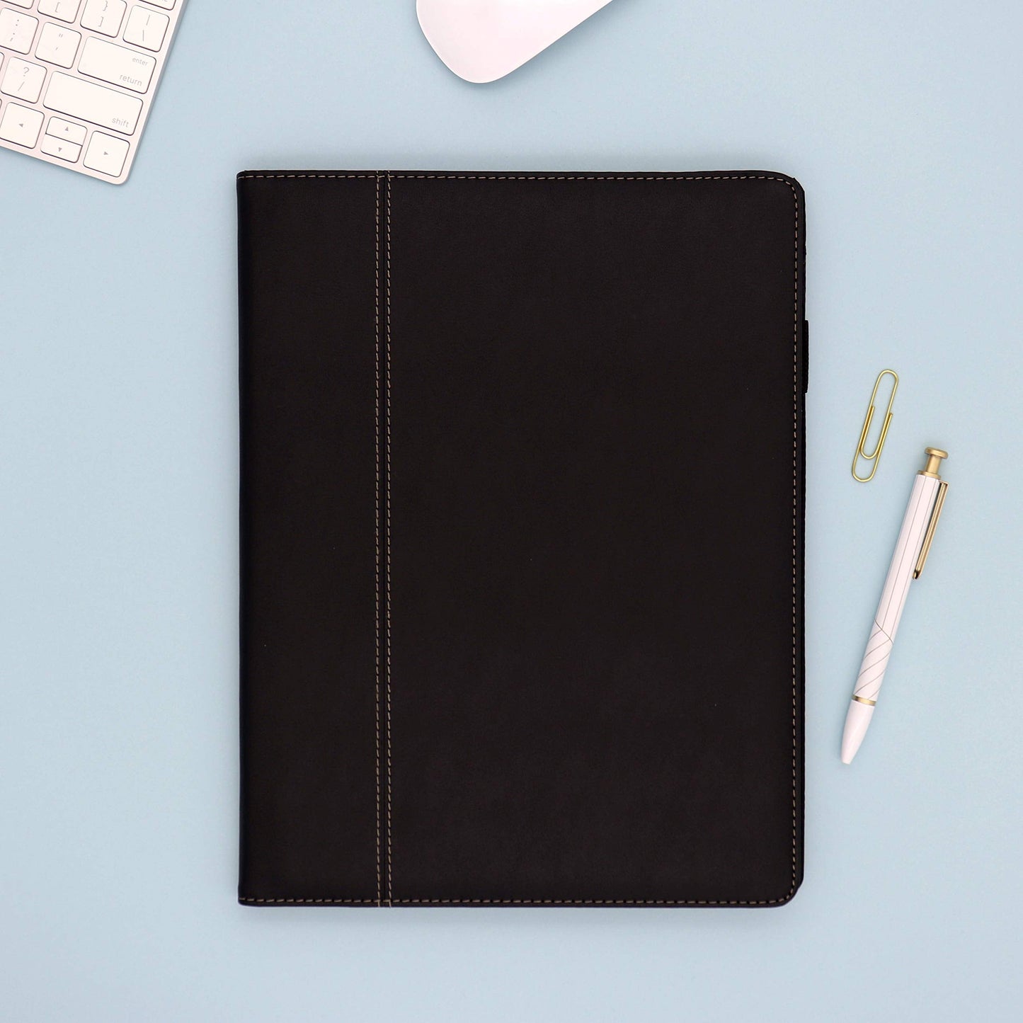 Blue Sky Professional Padfolio: Comprehensive Portfolio and Efficient Document Organizer, Ideal Business Accessory for Modern Professionals, 9.5" x 12"