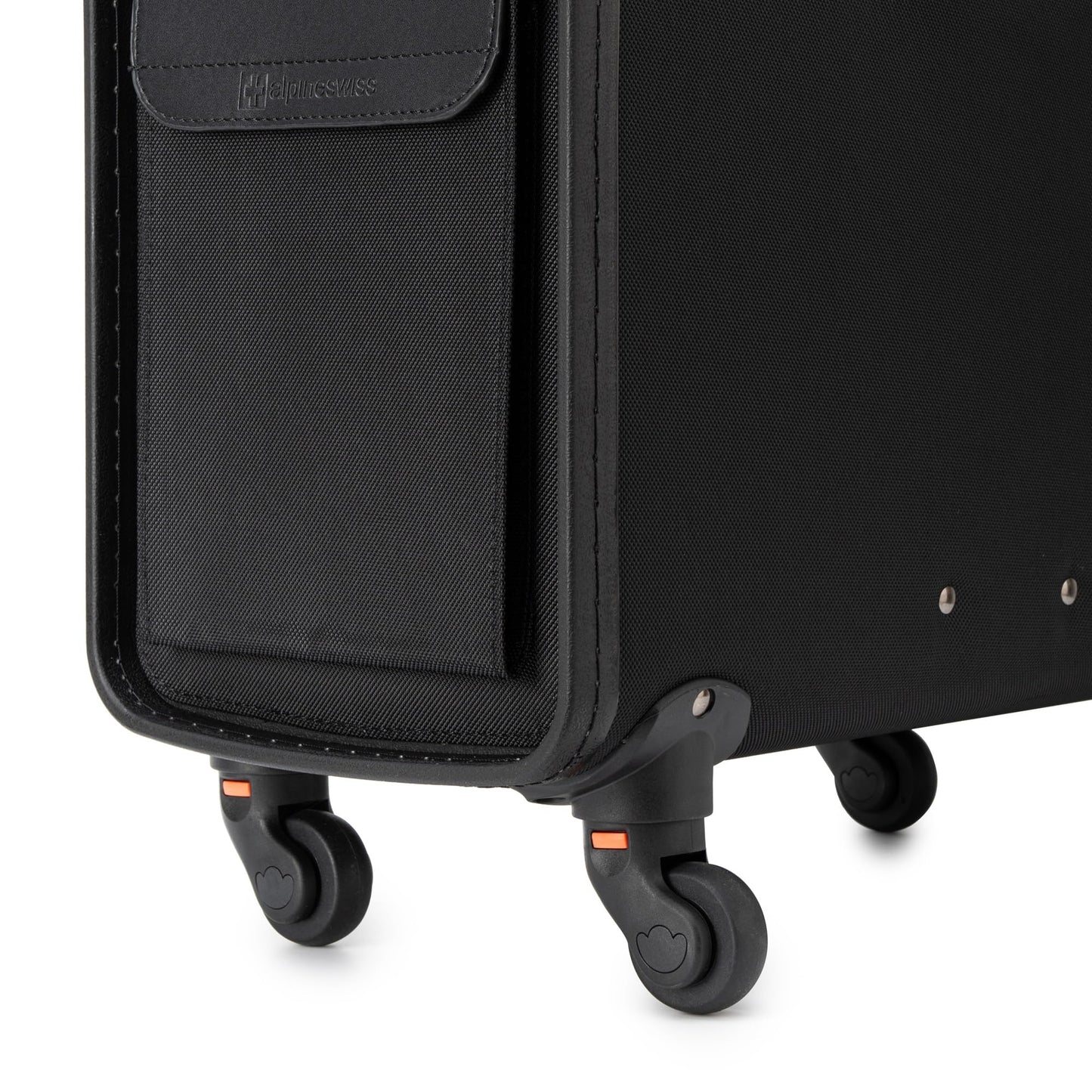 Alpine Swiss Wheeled Briefcase | Rolling Briefcase Locking Telescopic Handle 4 Replaceable Wheels | Pilot Lawyer Litigator Attache Case | 17” Laptop Compartment | Dual Combo Locks | Organizer Pockets