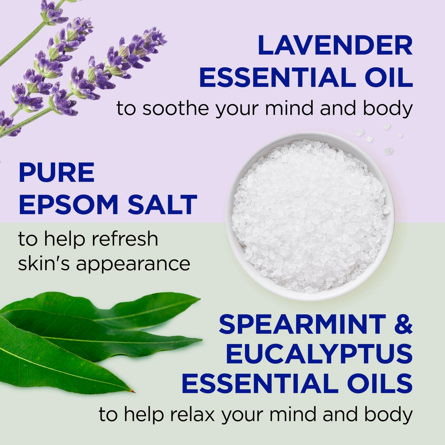 Dr Teal's Foaming Bath with Pure Epsom Salt, Relax & Relief with Eucalyptus & Spearmint, 34 fl oz (Pack of 2)