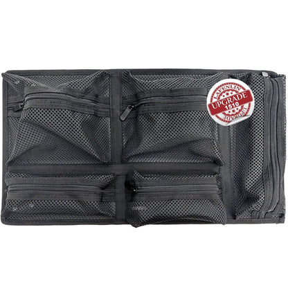 LAFENLIN UPGRADED Lid Organizer for Pelican 1510 Case, 5 Thick Mesh Pockets Storage Organizer, Fits Camera Cases, Diving Dry Boxes, Hard Cases & Toolboxes, Includes Screws & Hook and Loop, Durable