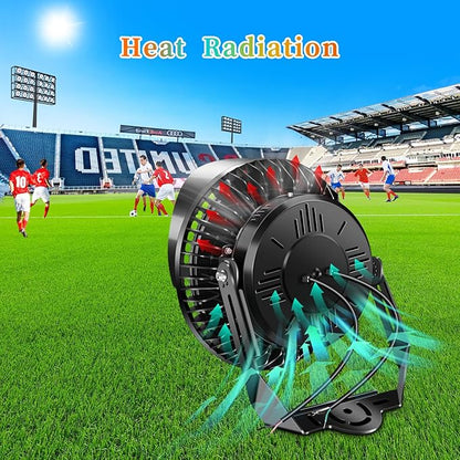 Juyace 78000lm Led Stadium Light Outdoor 600W Flood Lighting Super Bright Commercial Area IP65 Waterproof Arena for Sport Fields and Courts
