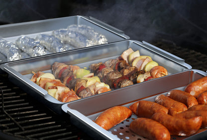 Yukon Glory™ BBQ 'N SERVE Grill Baskets (BBQ 'N SERVE SET)
