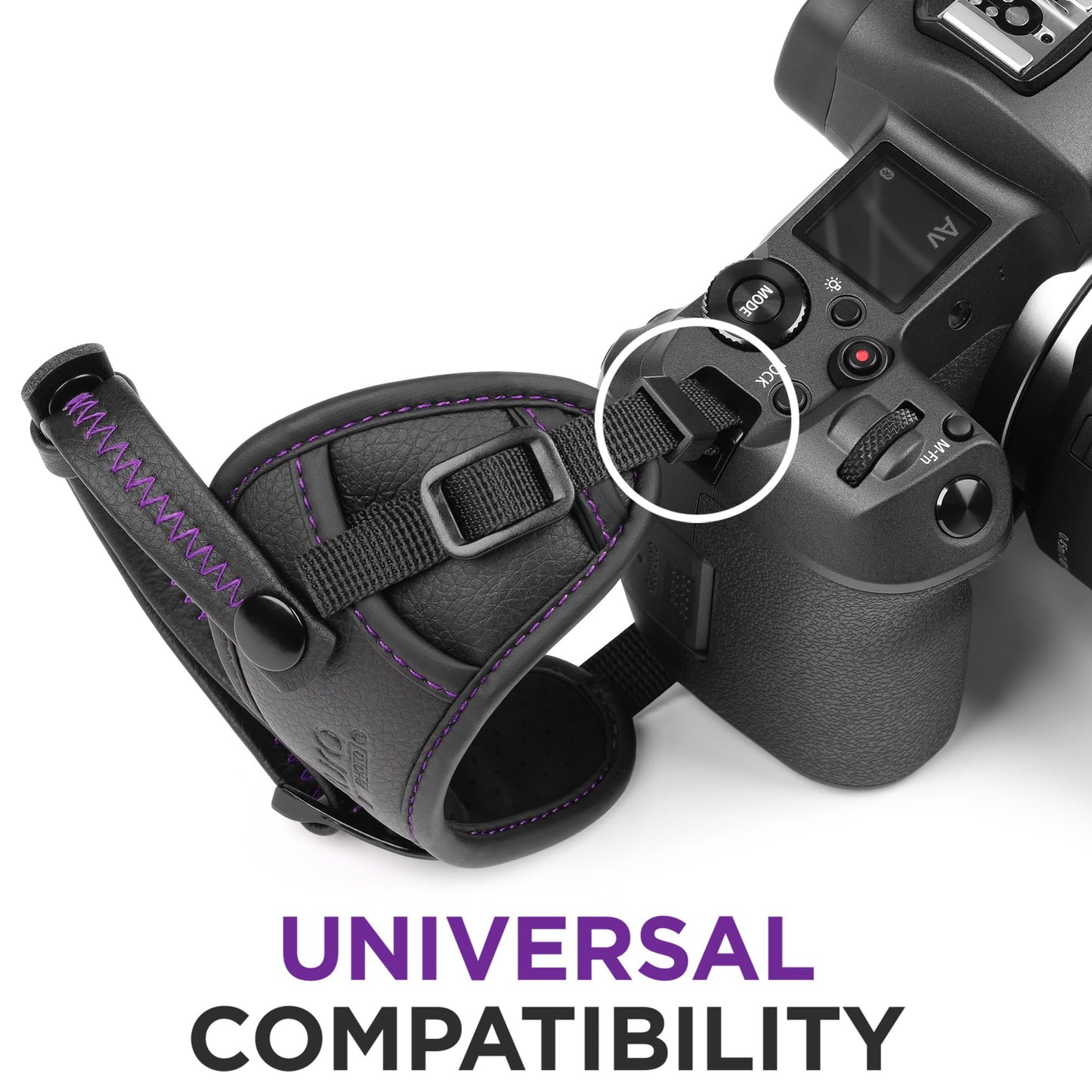 Altura Photo Camera Wrist Strap - Padded Camera Hand Strap with Secure Tether, Rapid Fire Grip for DSLR, Mirrorless Canon Nikon Sony Fujifilm Olympus Panasonic Cameras