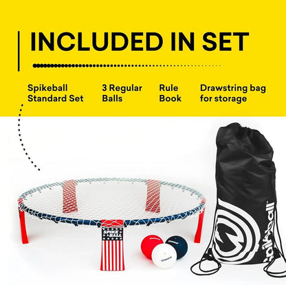 Spikeball Standard 3 Ball Kit - Ultimate Backyard & Beach Game | Indoor/Outdoor Fun